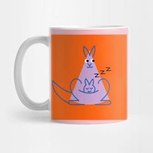 Fun kangaroo illustration Mug